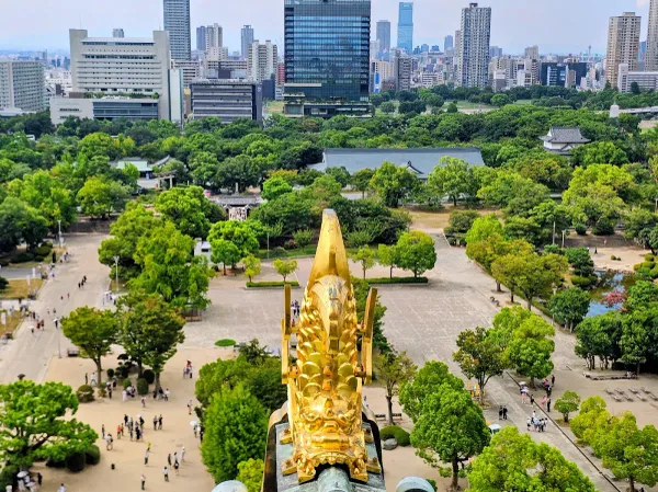 오사카 성 사진 4