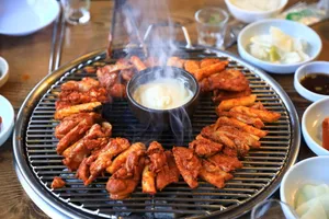 남이섬 안반지 닭갈비