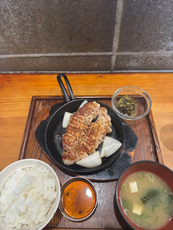 豚ステーキ 十一の写真3