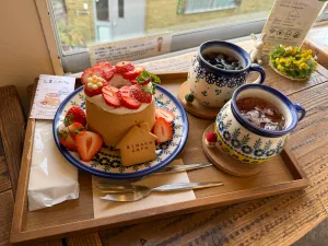 しまこカフェ「まるごと米粉シフォンケーキのお店」