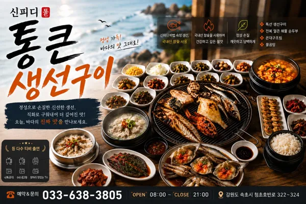 신피디 통큰 생선구이