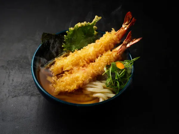 天然大海老天せいろ 自家製おうどん 饂飩前 白兎 なんばパークス店の写真2