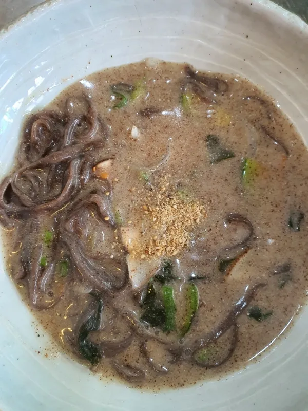 풍경 메밀이랑칼국수랑