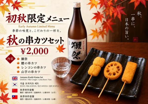 道頓堀の美味しい串カツあげてんかっ！難波店 사진 2