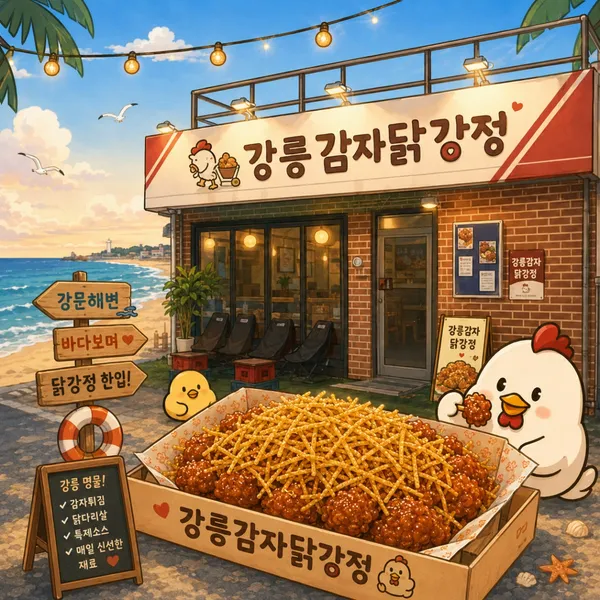강릉감자닭강정