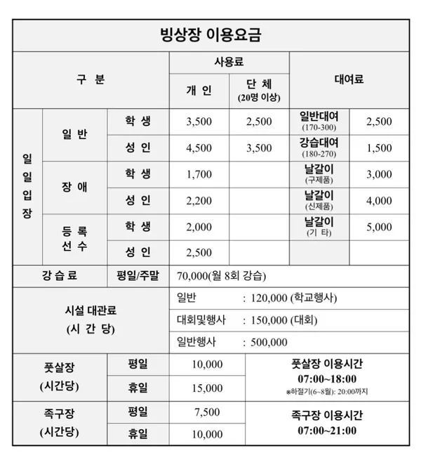 춘천송암스포츠타운빙상경기장