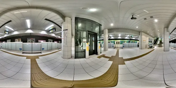 [2-06] 후쿠오카 지하철 나나쿠마선 텐진미나미역 (天神南駅) 사진 2