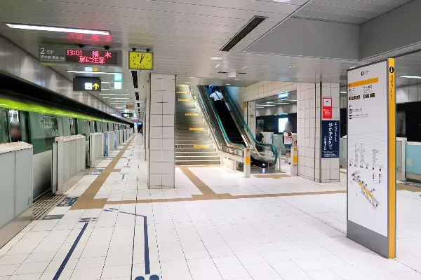 [2-06] 후쿠오카 지하철 나나쿠마선 텐진미나미역 (天神南駅)