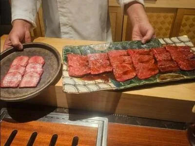 Japanese Wagyu beef yakiniku Nikusyo Furusato Ginza