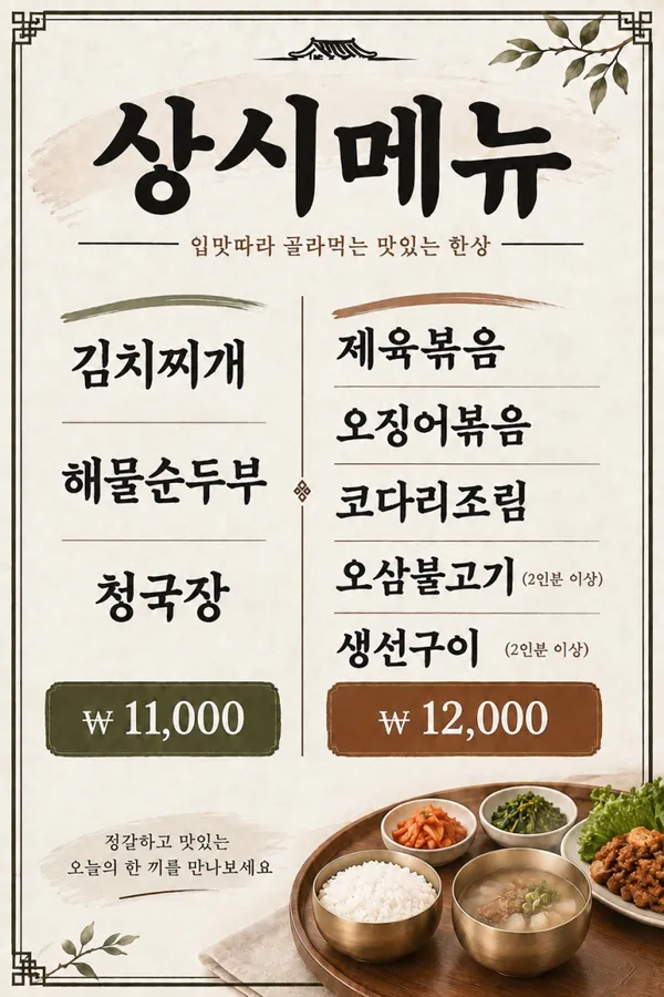 유가네한식 사진 3