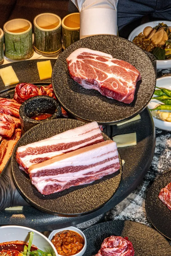 죽림숯불돼지구이