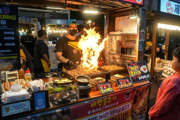 パッサクプルコギ ライス&ヤキソバ ドンムン夜市場2号の写真3