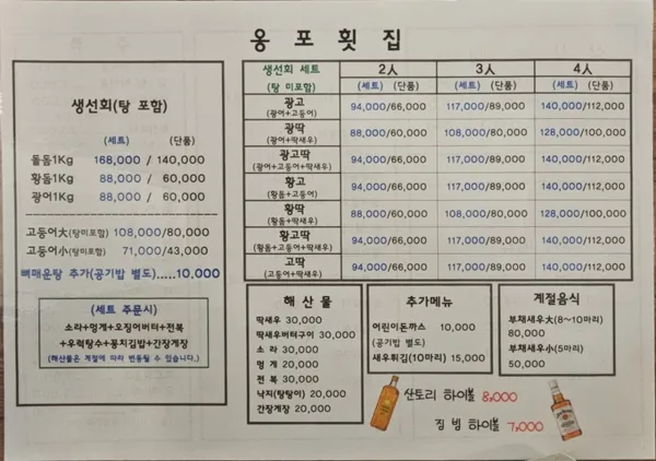 옹포횟집 제주한림협재본점 사진 5