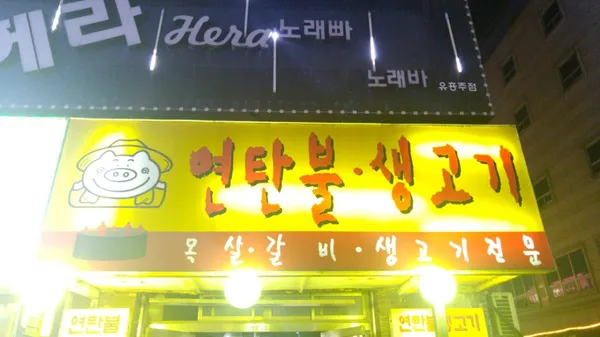 연탄불생고기