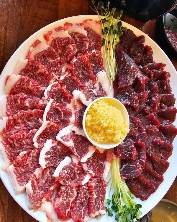 만담 생고기