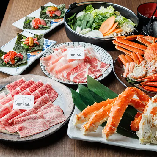 すき焼き ズワイガニ・タラバガニ 食べ放題 和牛とカニ 京都駅前店 사진 2