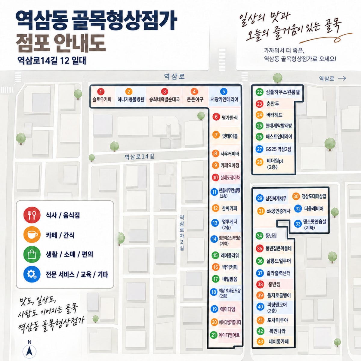 역삼동골목형상점가 사진 3