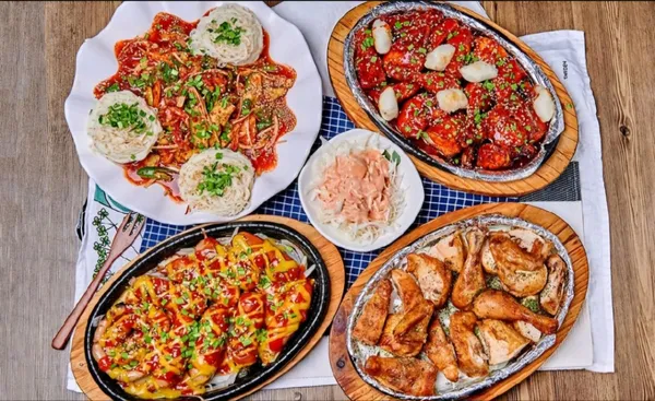 참나무장작바베큐