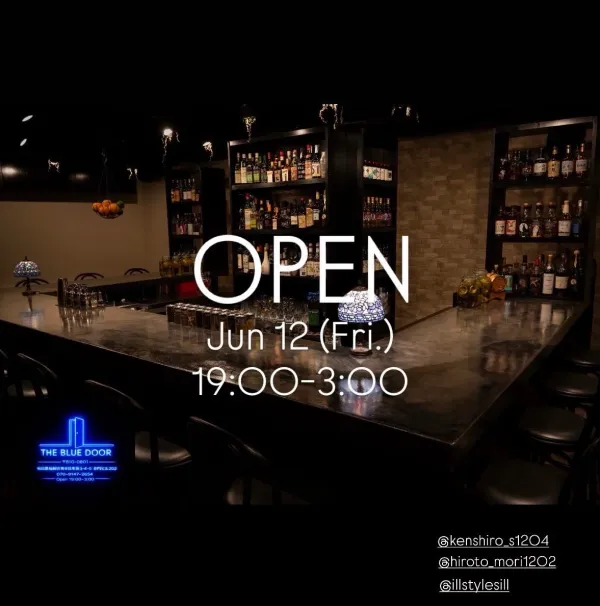 THE BLUE DOOR Fukuoka Nakasu Cocktail Bar 사진 2