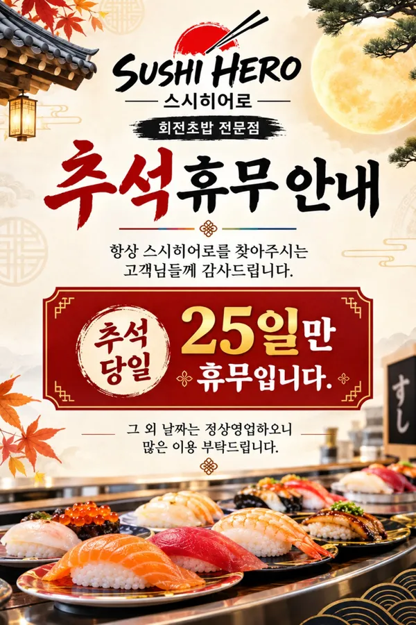 스시히어로 용암동 하나로점