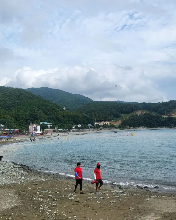 만성리검은모래해변 사진 5