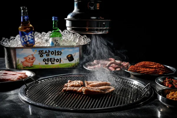 뚱삼이와 연탄이