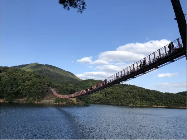 마장호수 출렁다리 사진 2