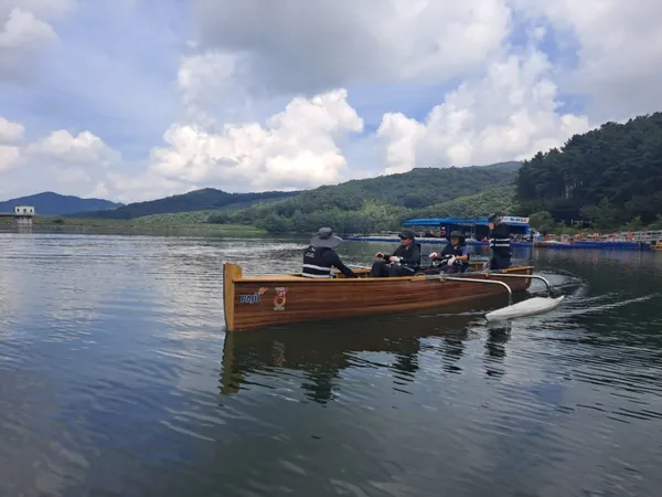 마장호수 출렁다리 사진 3