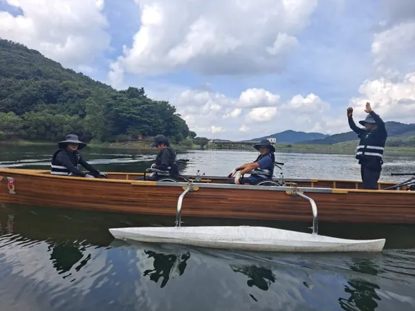 마장호수 출렁다리 사진 4