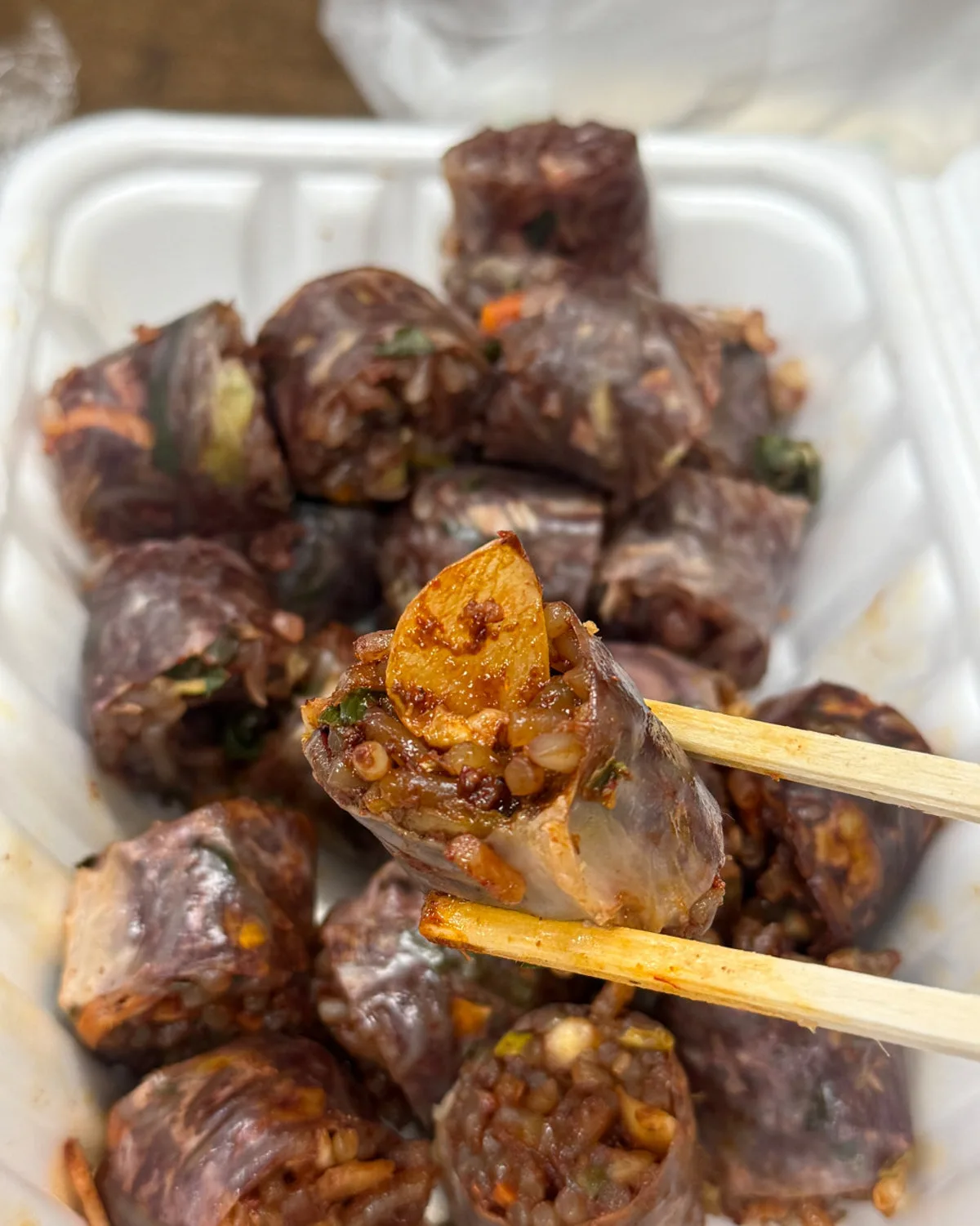 장터마늘순대