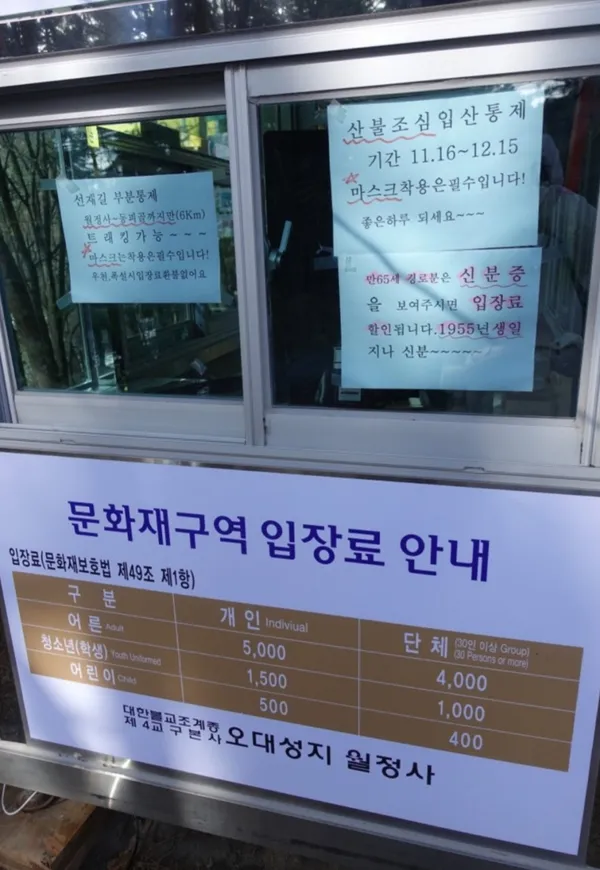 오대산월정사전나무숲길 사진 2