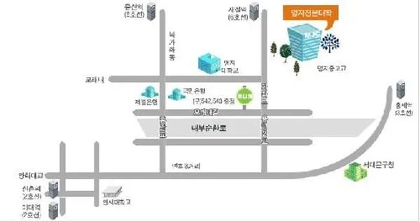 명지전문대학 사진 2