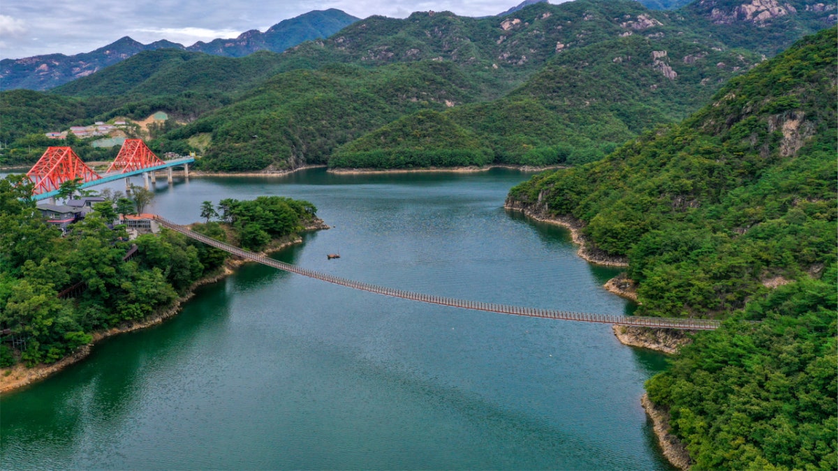 제천 옥순봉 출렁다리 사진 3