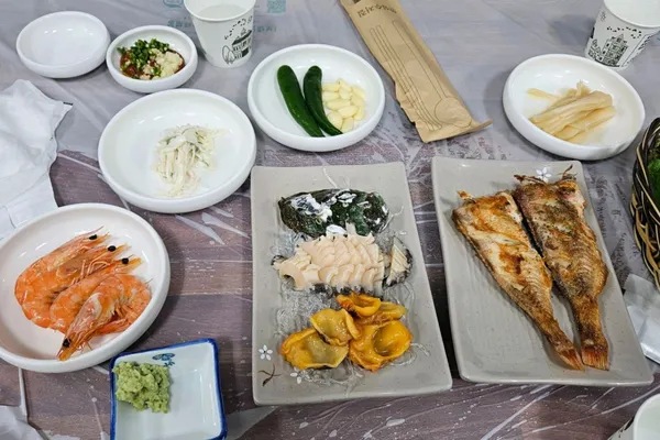 해운대참가자미물회집