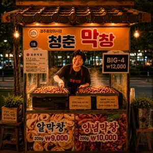 キョンジュチュンアン夜市場