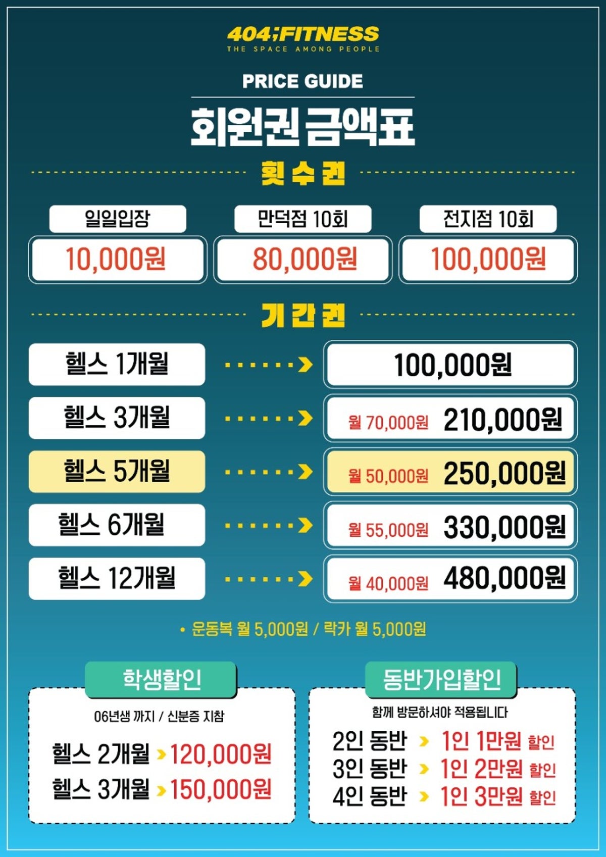 404피트니스 헬스&PT 만덕점 사진 5