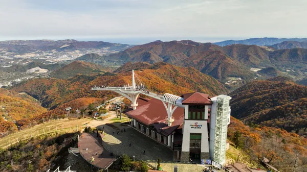 발왕산 기 스카이워크 사진 2