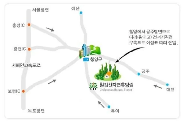 칠갑산자연휴양림 사진 2