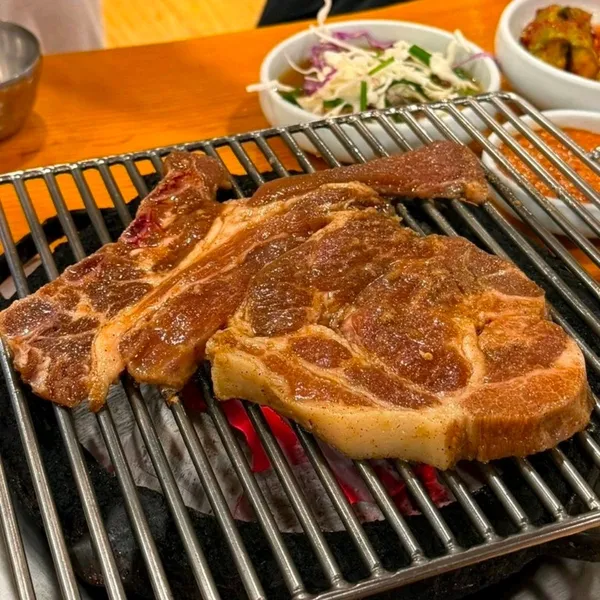 마포네숯불돼지갈비