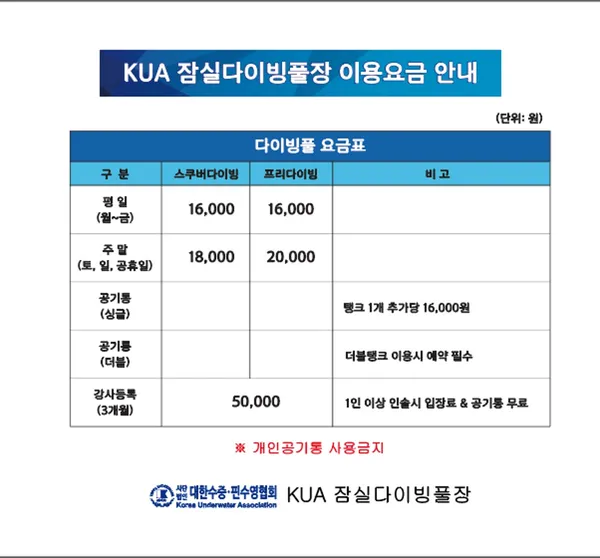 KUA잠실다이빙풀장 사진 4