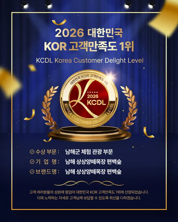 남해 상상양떼목장 편백숲 사진 2