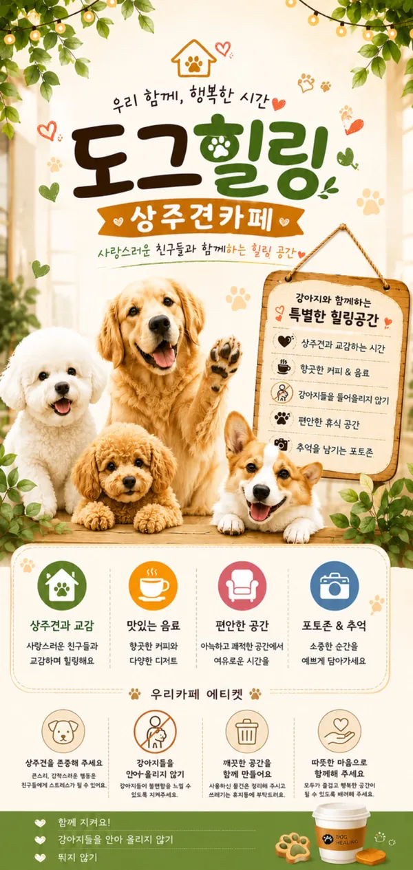 도그힐링 상주견카페 사진 2
