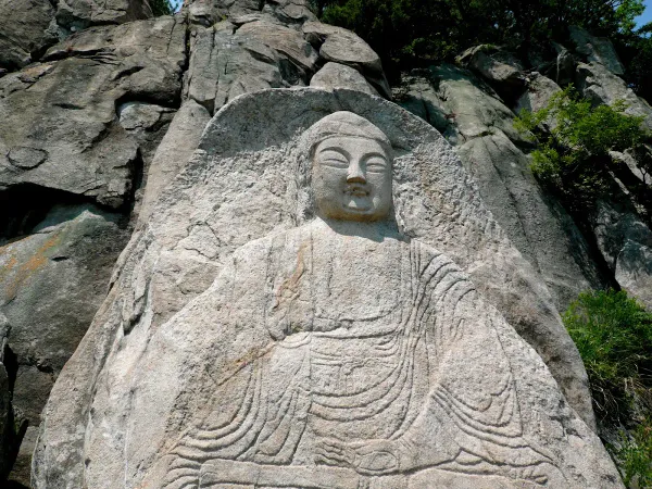 삼릉계곡마애석가여래좌상 사진 3