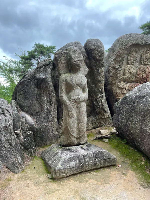 경주 남산 탑곡 마애불상군
