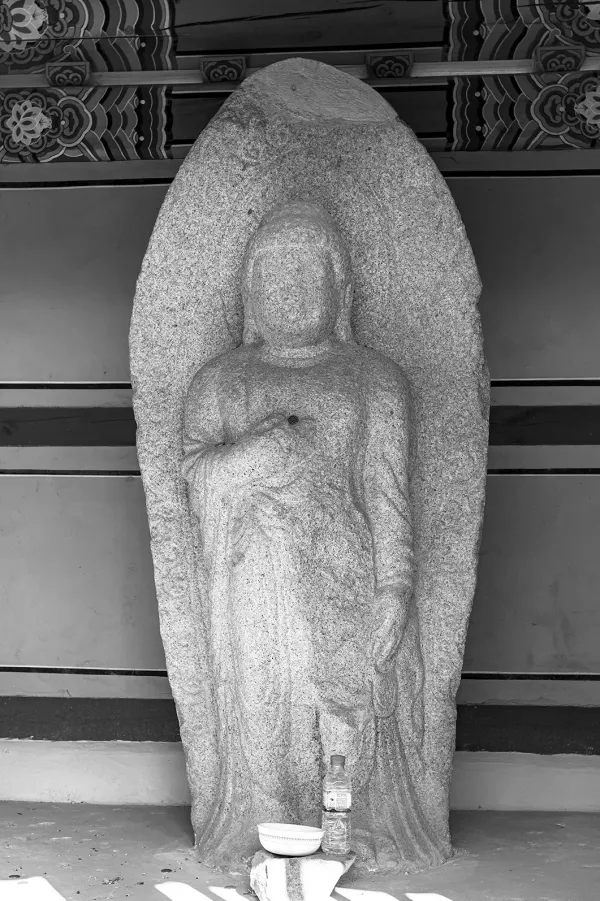 청도 합천리 석조아미타여래입상の写真4