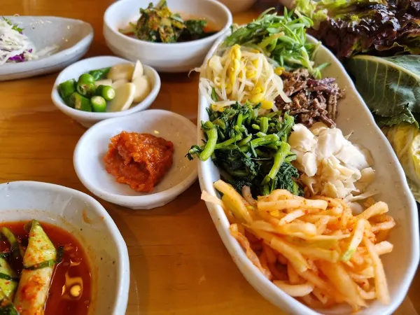 청국장과 보리밥