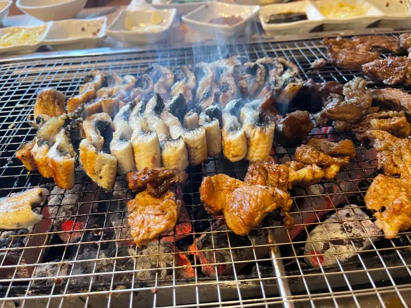 강변장어 돼지갈비