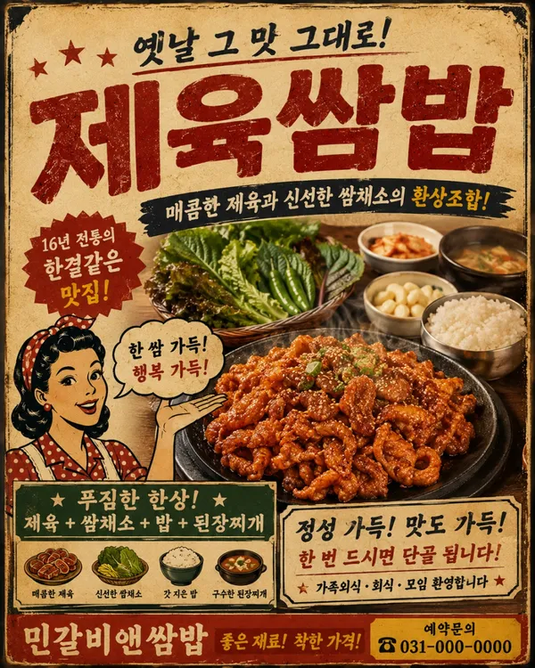 민갈비앤쌈밥 사진 4