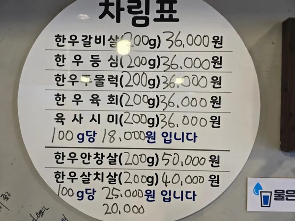 황지식육점 원조 실비식당の写真2