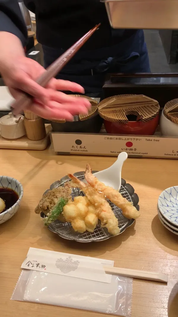Nihombashi Tempura-meshi Kaneko Hannosuke Ark Hillsの写真3